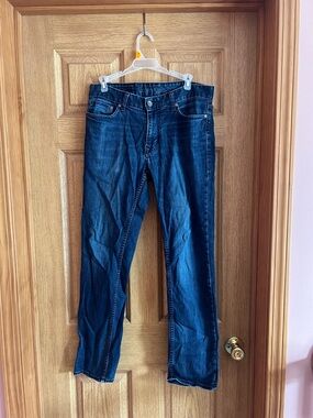 Calvin Klein Jeans Men’s Dark Blue Straight Jeans